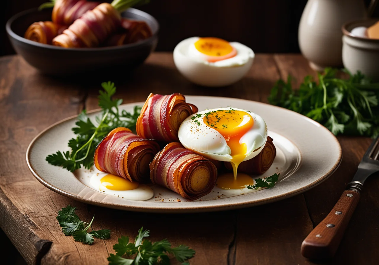 Carrots Wrapped in Bacon