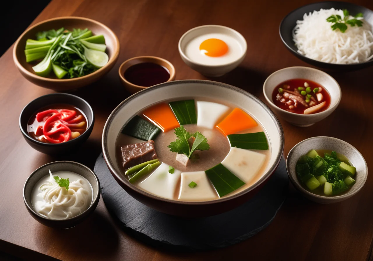 Shabu-Shabu with Three Dips