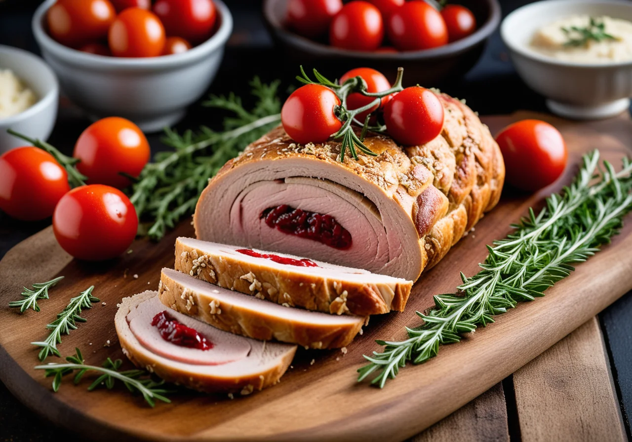 Stuffed Turkey Roulade
