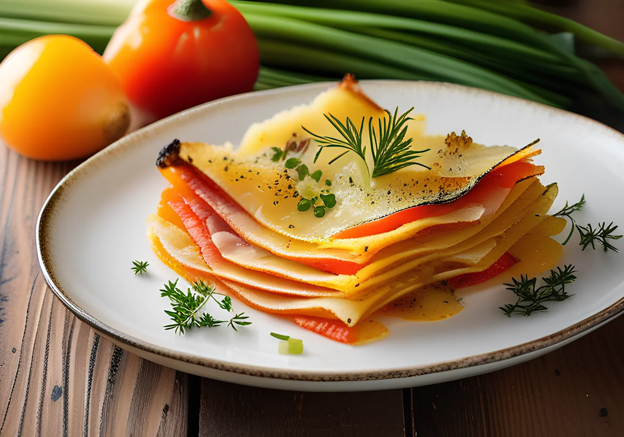 Colorful Vegetable Gratin with Potatoes