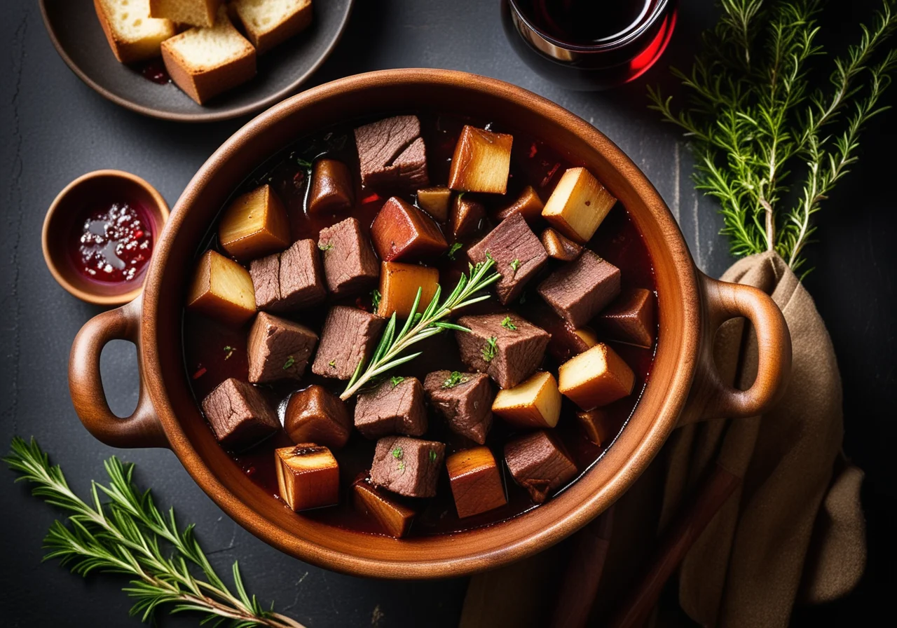 Beef Stew with Mushrooms