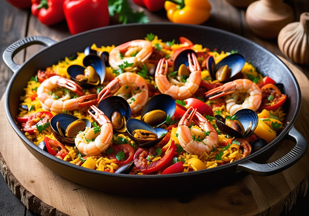 Paella with Chorizo