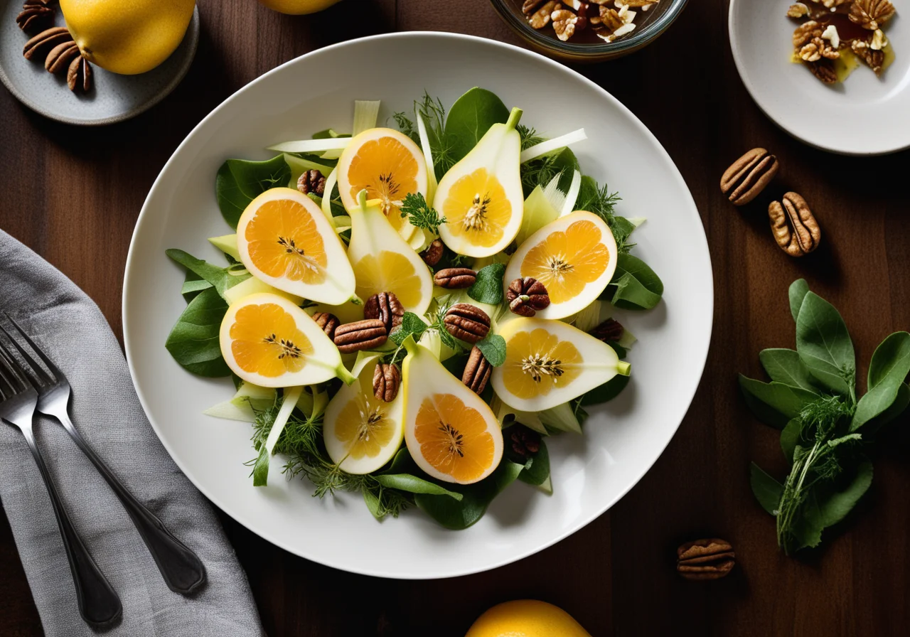 Autumn Endive and Pear Salad