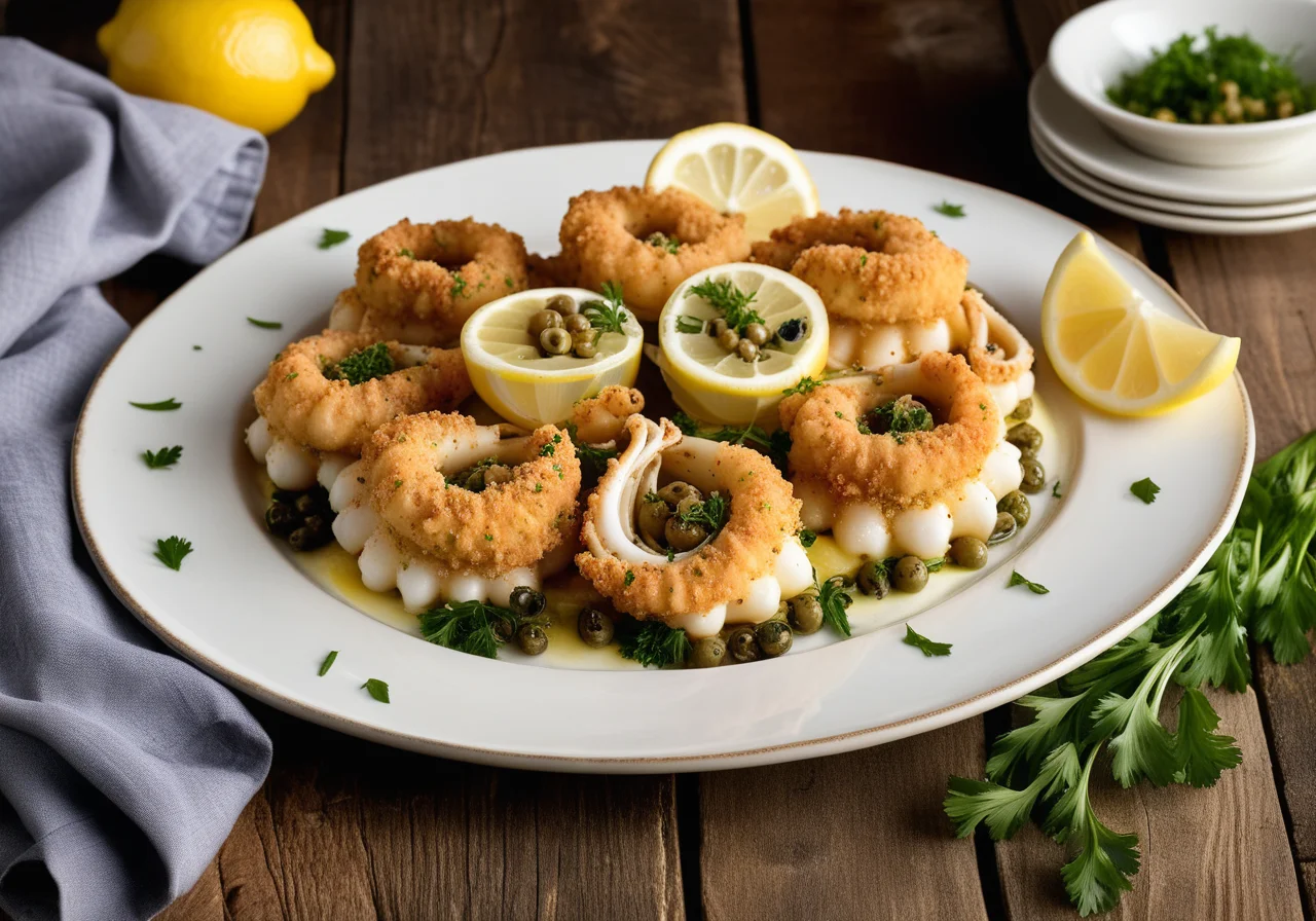 Greek Stuffed Calamari