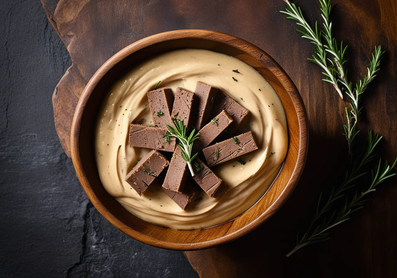 Chicken Liver Pâté with Crispy Herbs