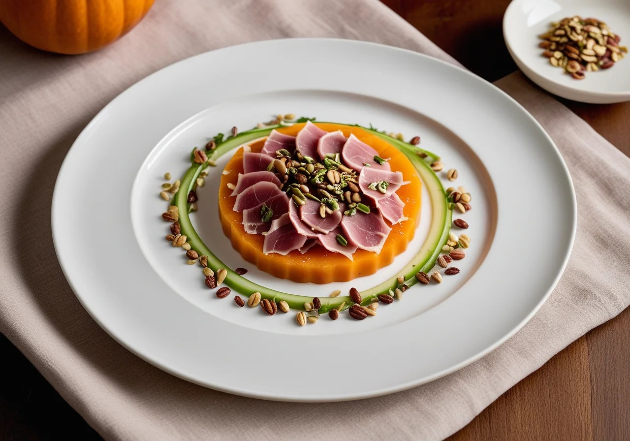 Veal Carpaccio with Celery