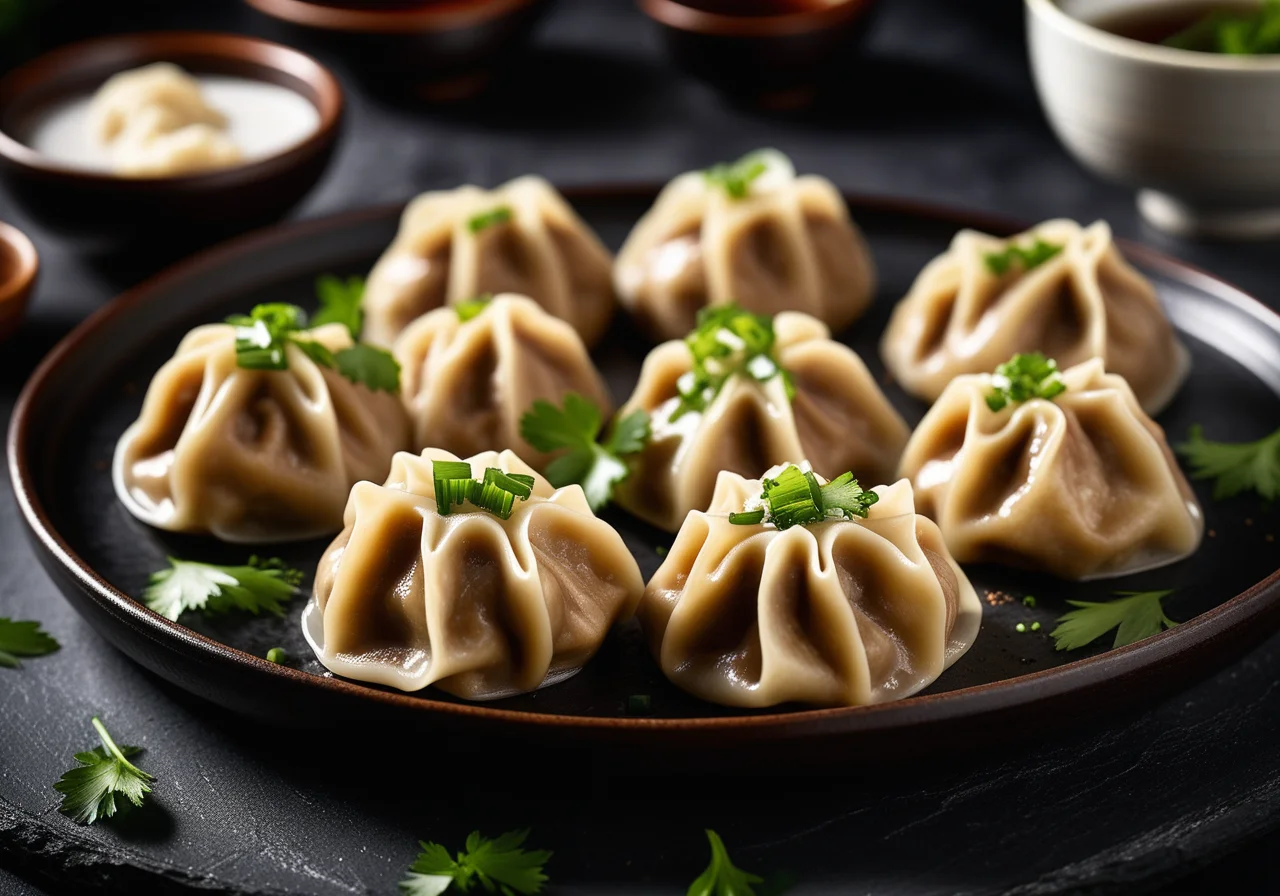 Chinese Dumpling with Ground Meat Filling