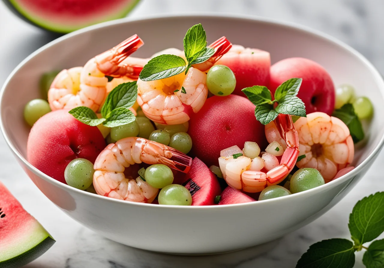 Shrimp Melon Salad