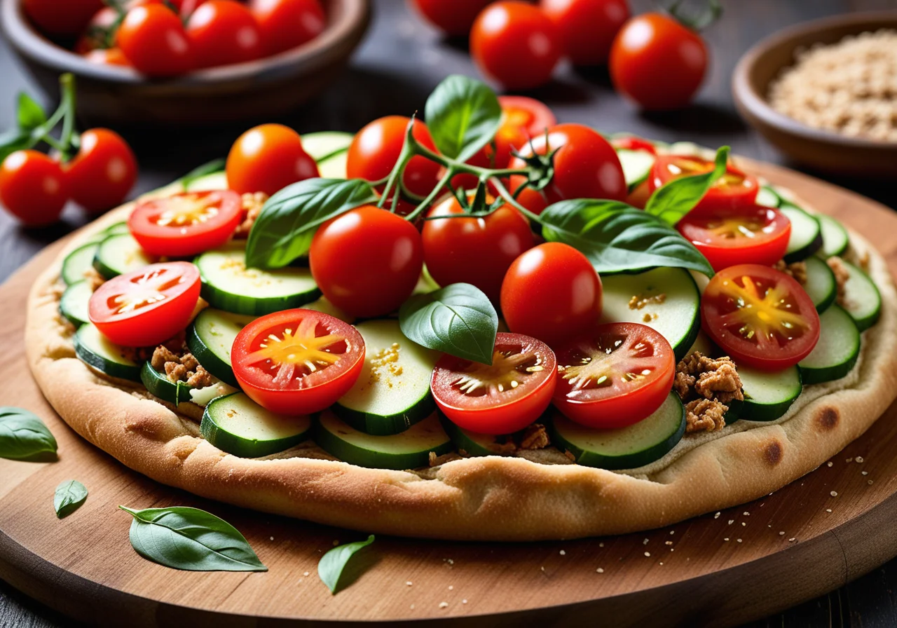 Vegetable Spelt Flatbread