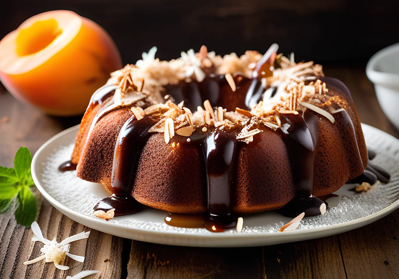Chocolate Coconut Bundt Cake