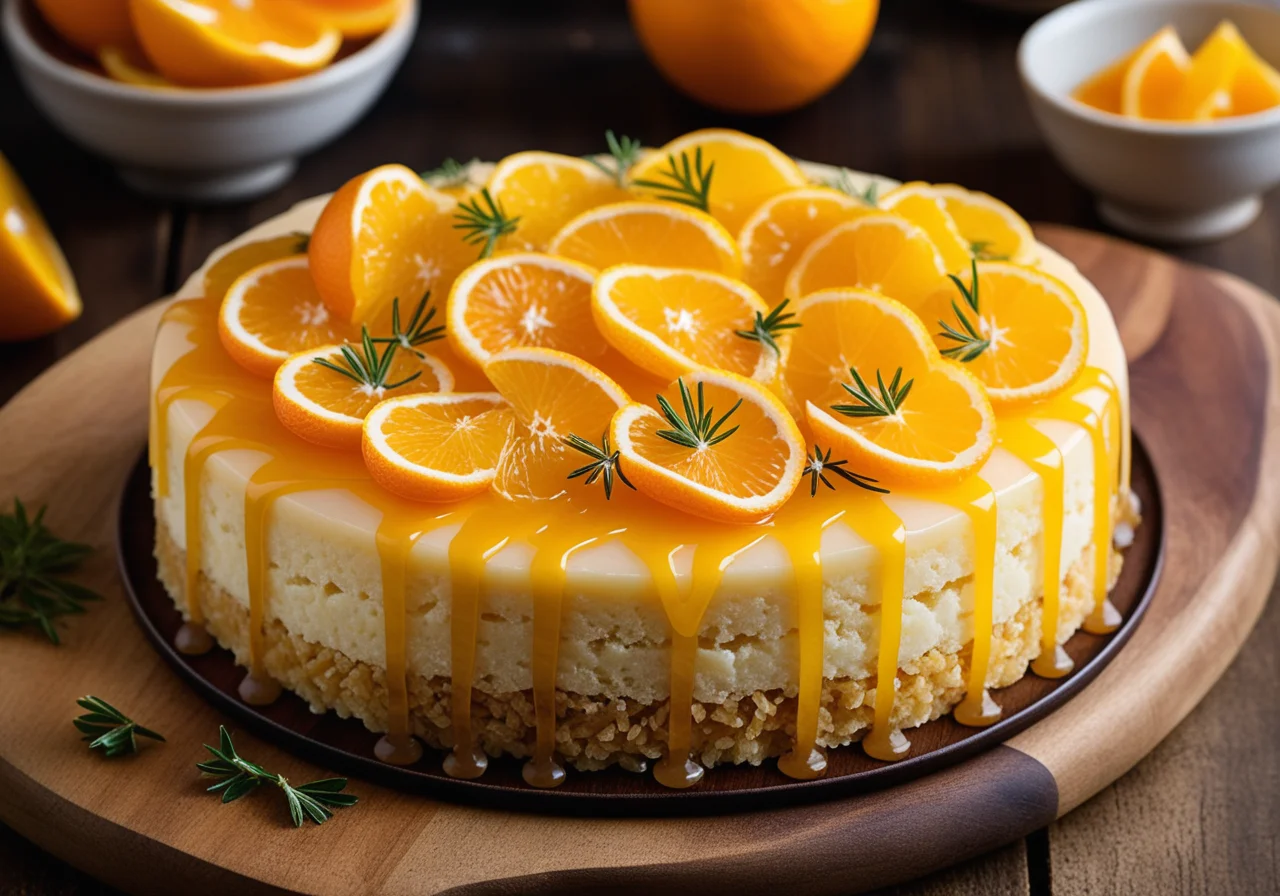 Rice Cake with Orange Zest