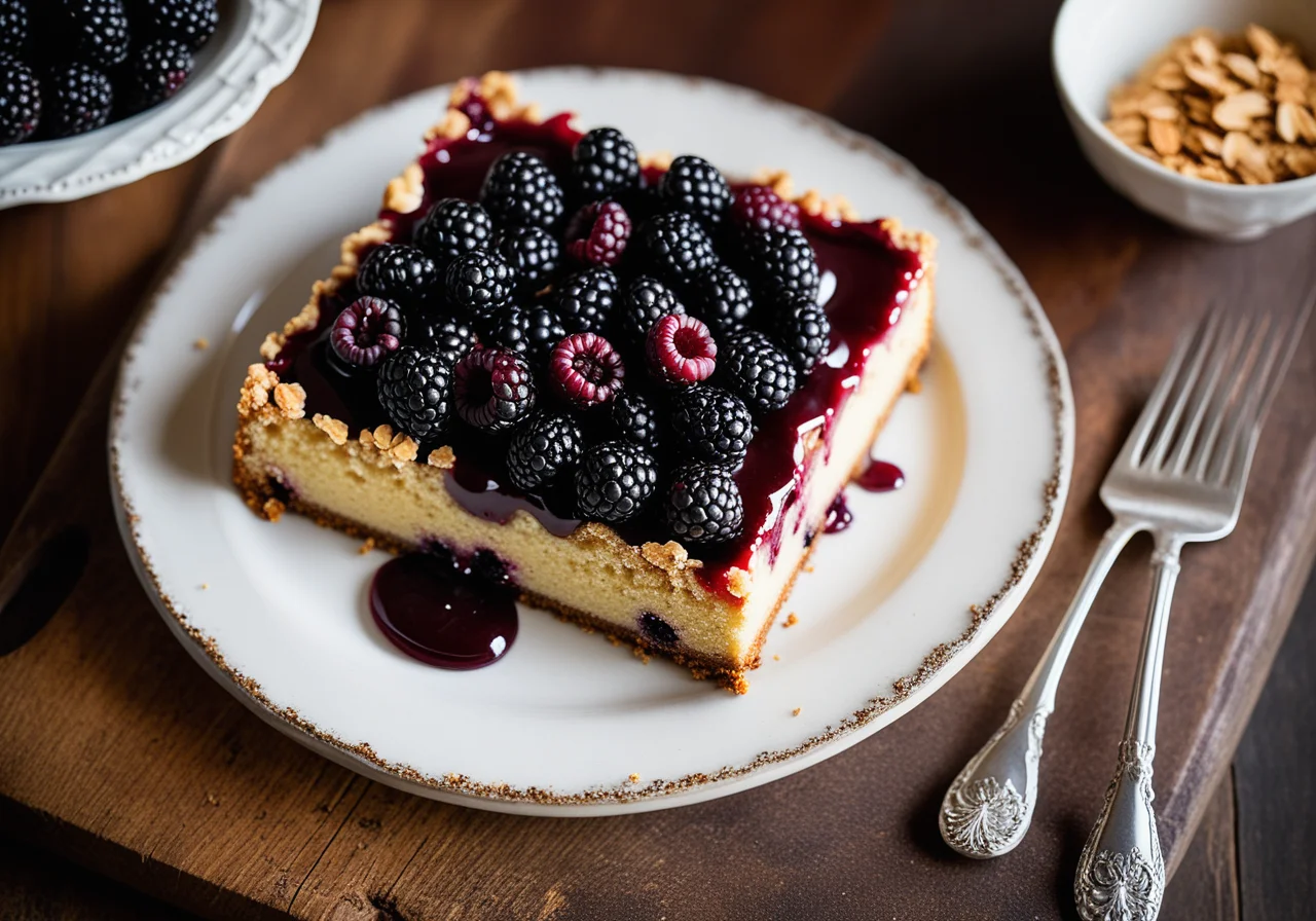 Stachelbeerkuchen mit Streuseln