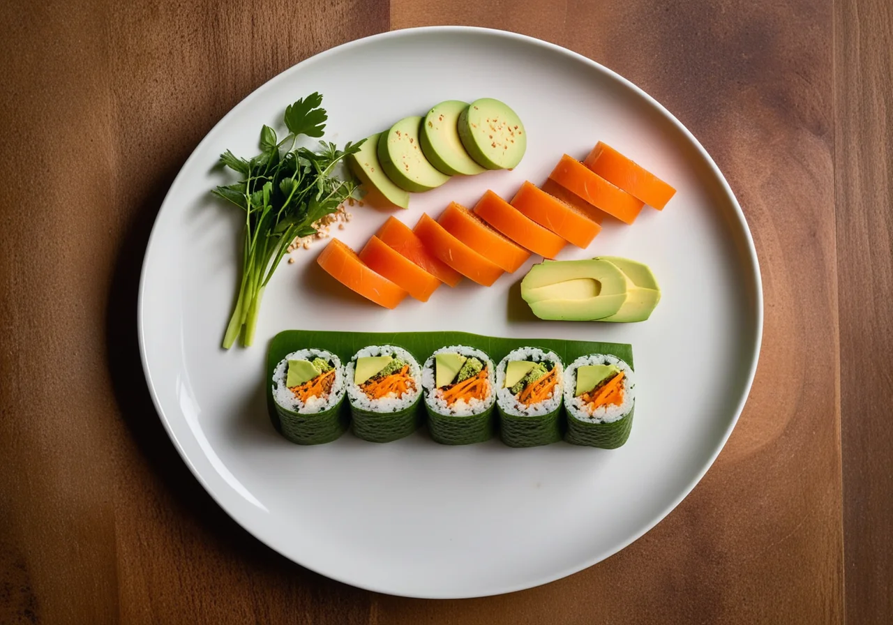 Vegetarian Sushi Roll from Tramezzini