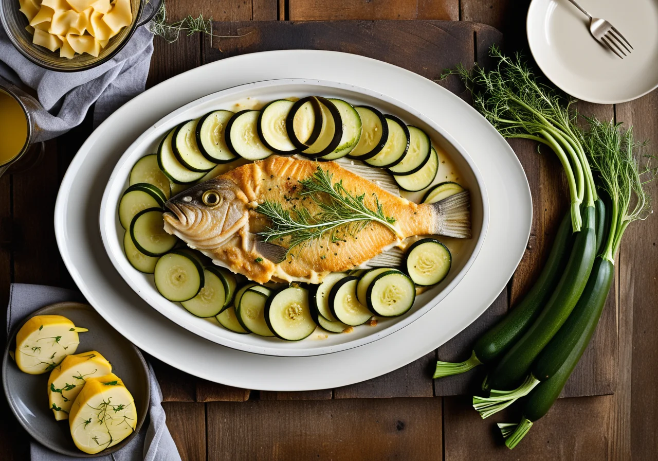 Fish Casserole with Vegetables