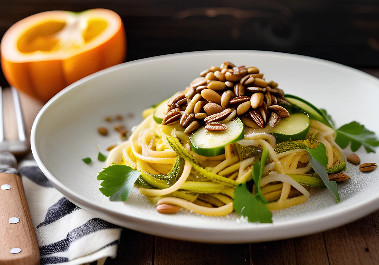 Zucchini Pasta with Lime