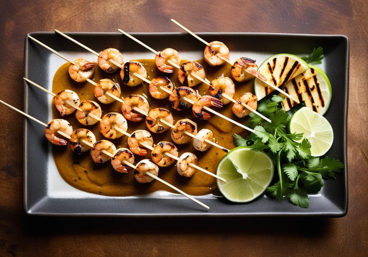 Indonesian-Style Grilled Shrimp