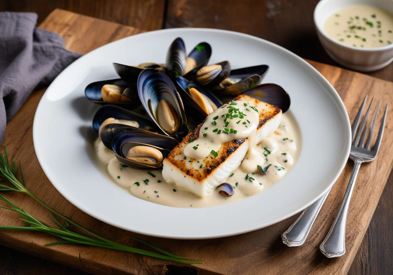 Cod with Mussels