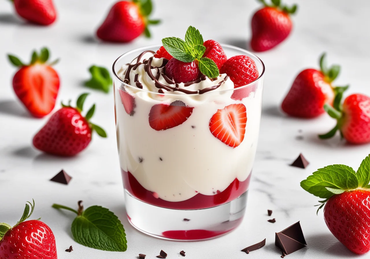 Creamy Quark with Strawberries
