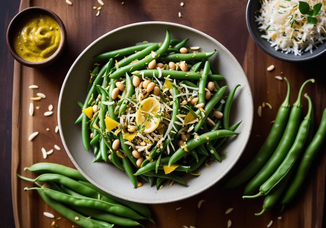 Green Bean Salad Indian Style