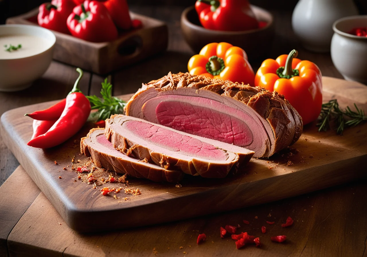 Veal Roast Cooked in Foil