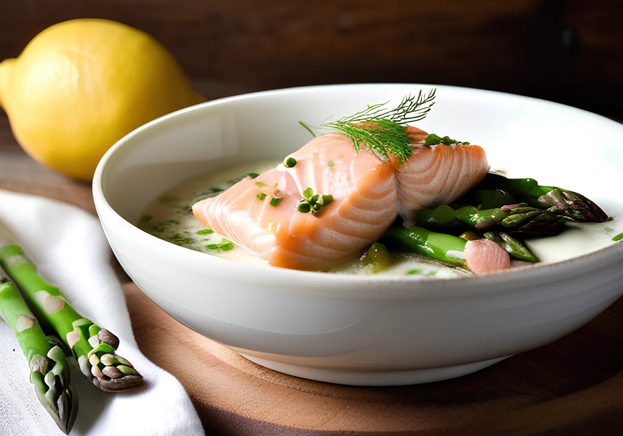 Asparagus Salmon Ragout