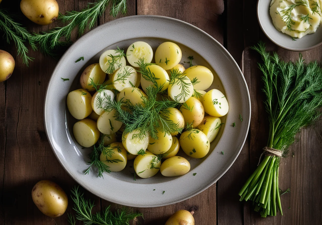 Potato-Fennel Salad with Smoked Herring