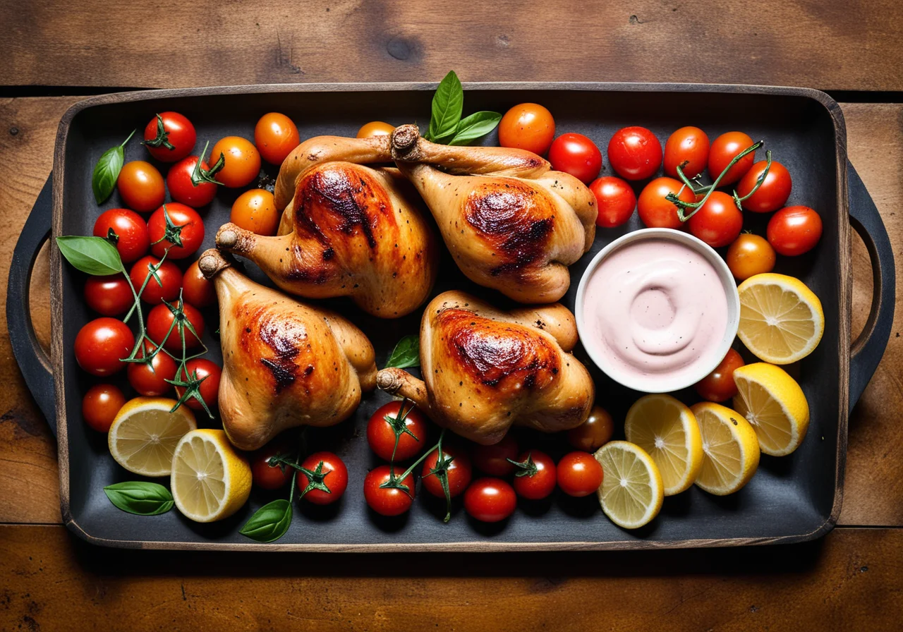 Chicken with Lemon and Cherry Tomatoes