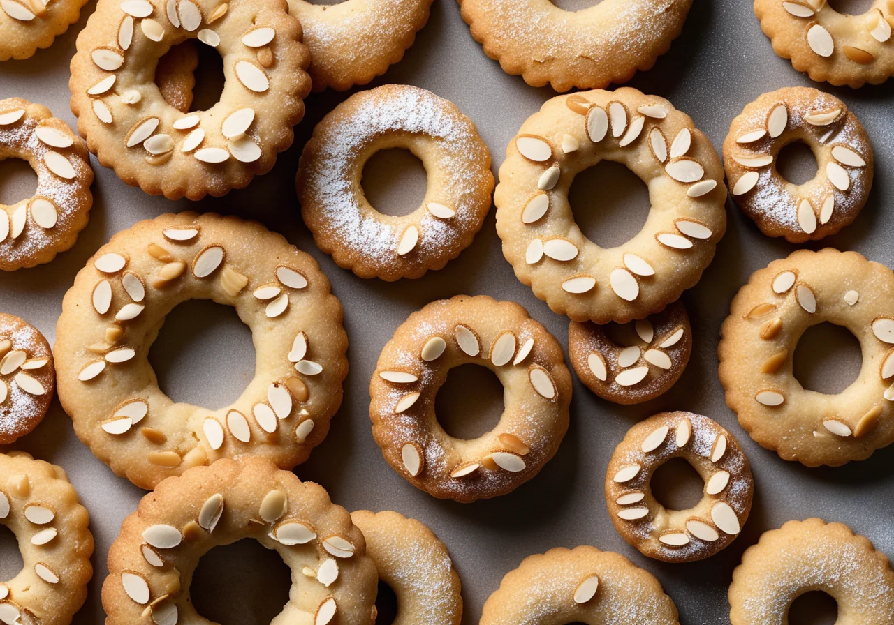 Almond Rings (Canestrelli Cookies)