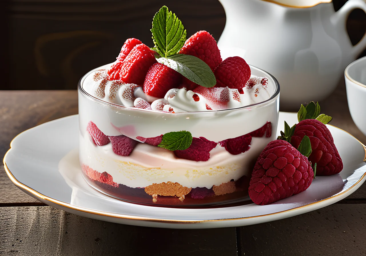 Strawberry-Raspberry Trifle