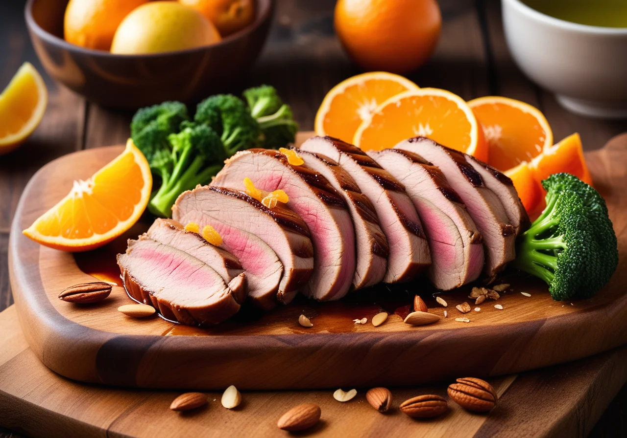 Roasted Duck with Vegetables