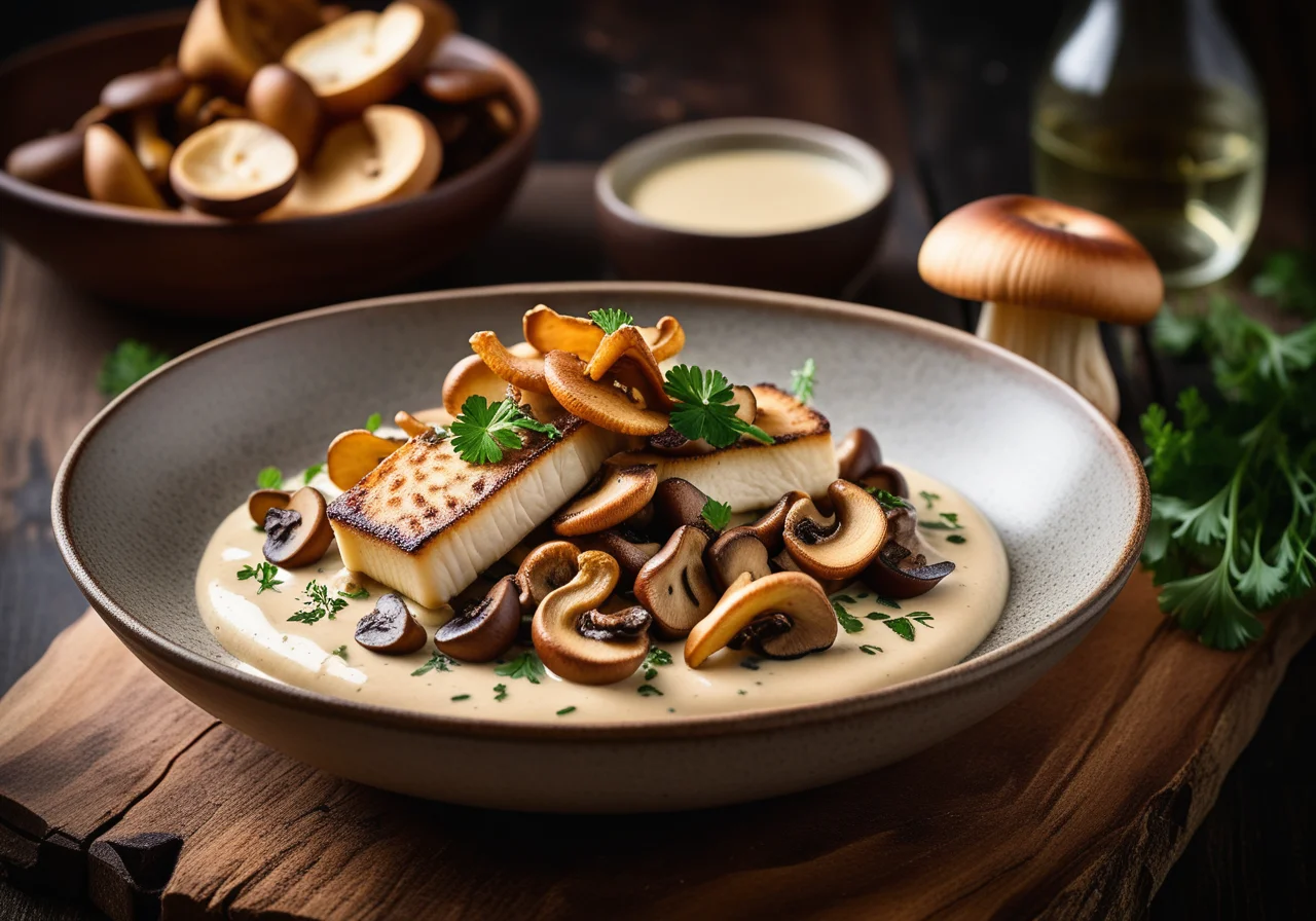 Pike Perch with Chanterelles