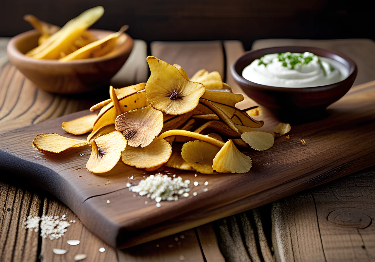 Crispy Parsnip Chips