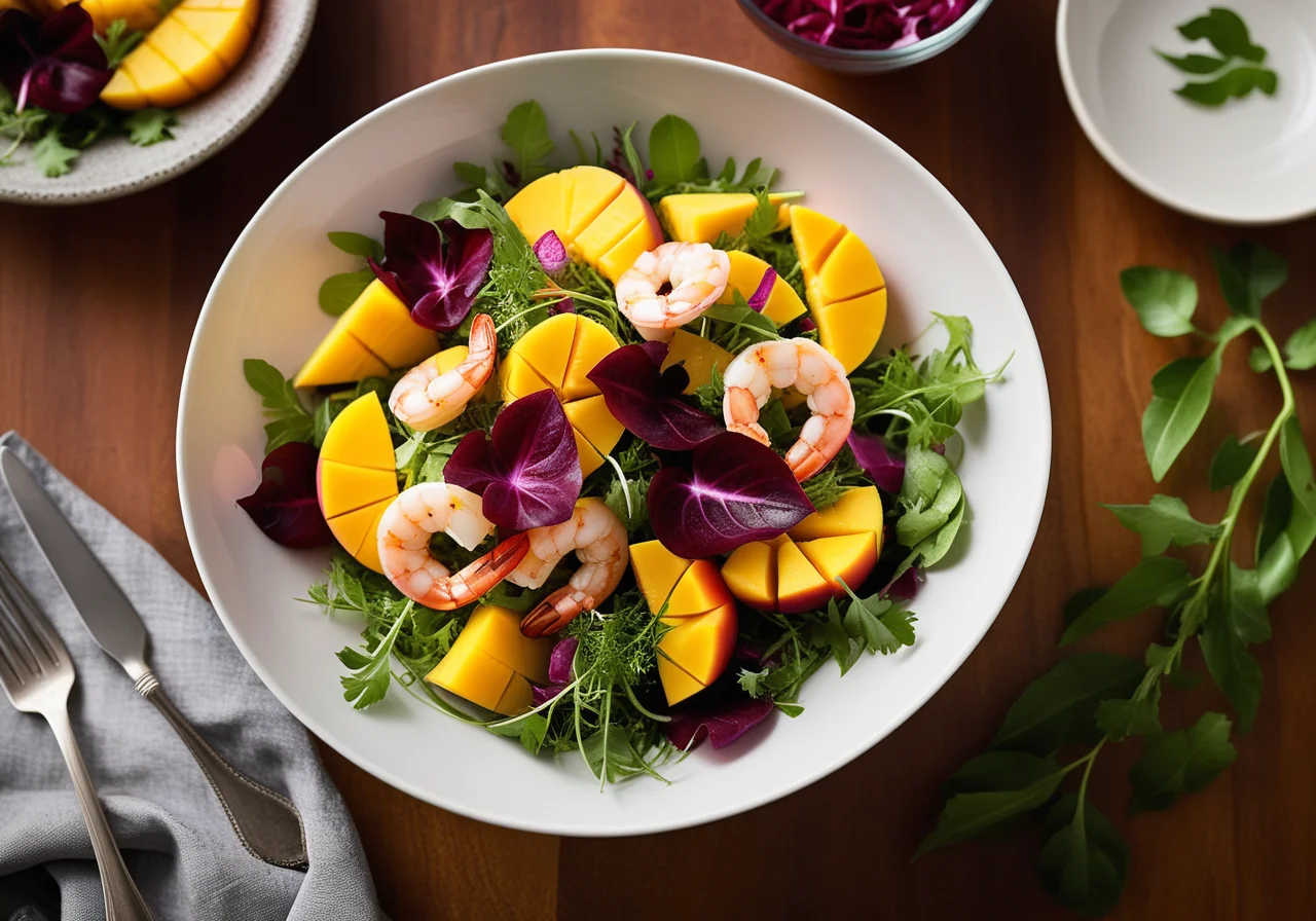 Mango and Shrimp Salad