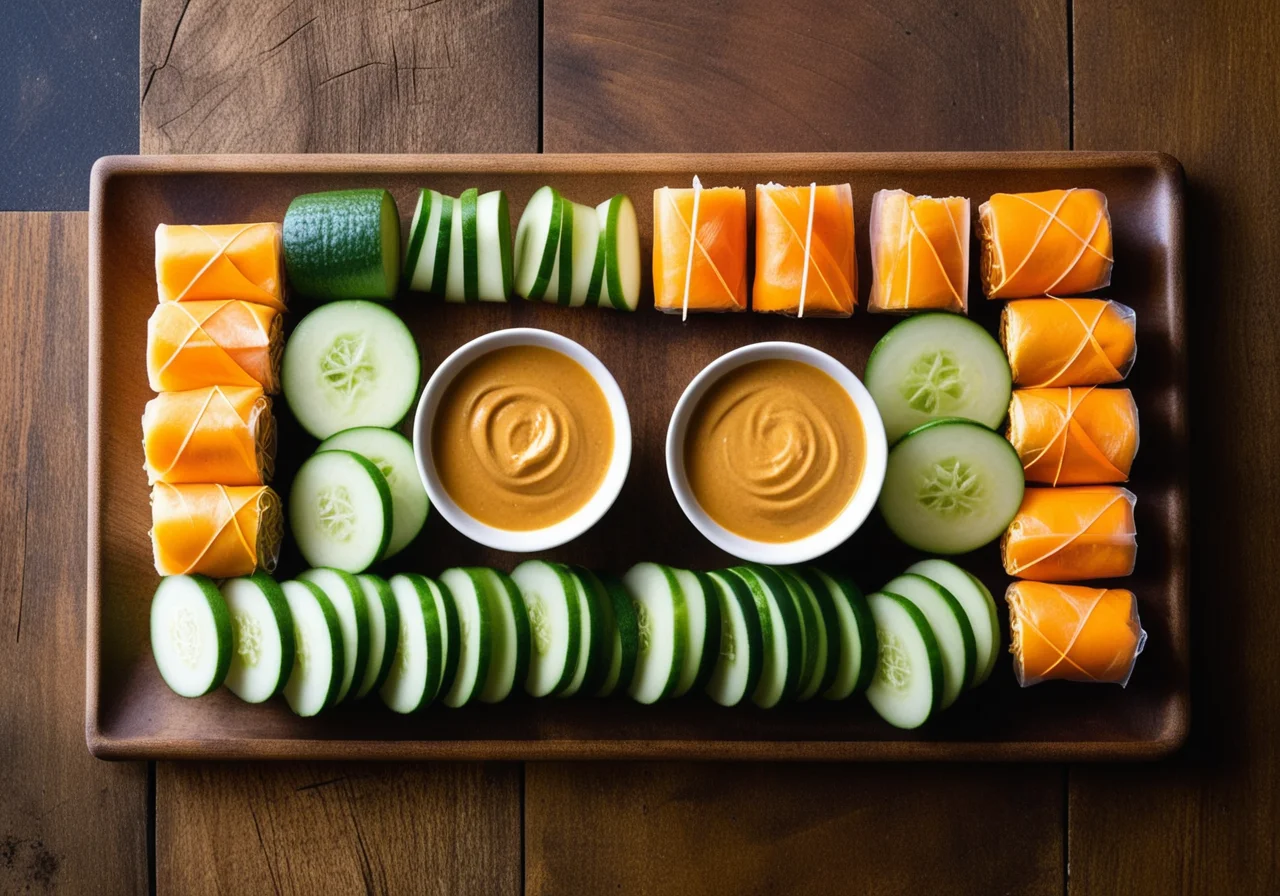 Summer Rolls with Tofu and Vegetables