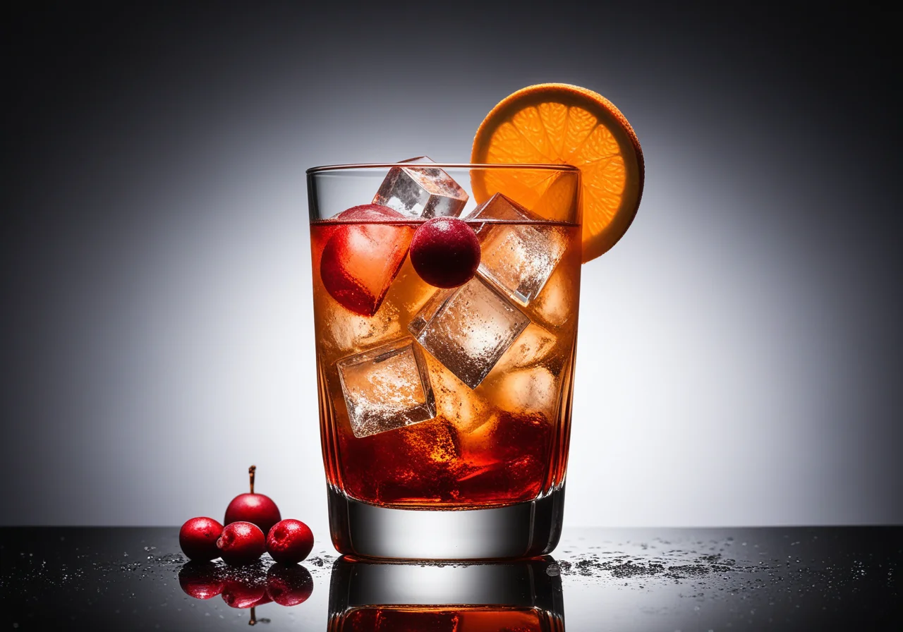 Rum and Cointreau Cocktail