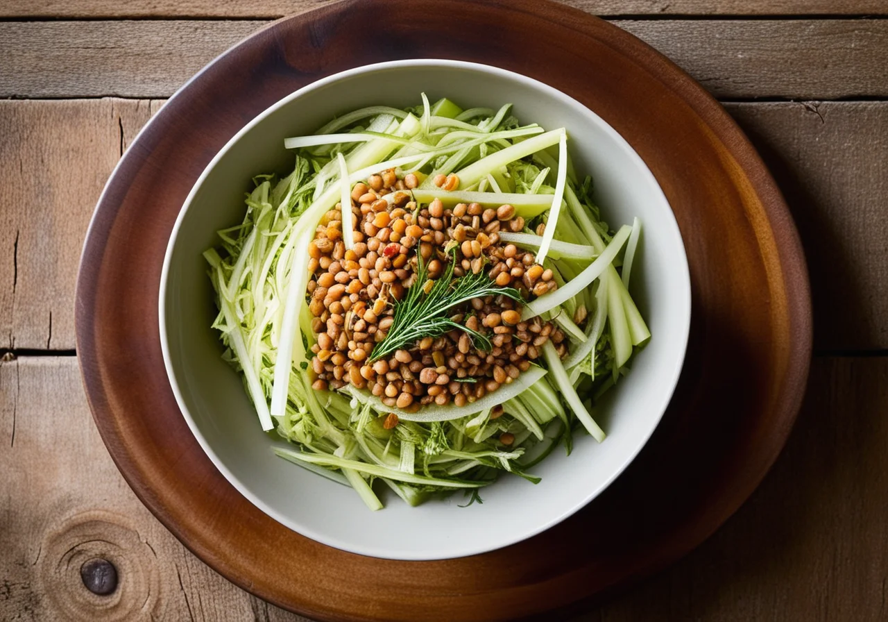 Fennel Salad with Red Lentils