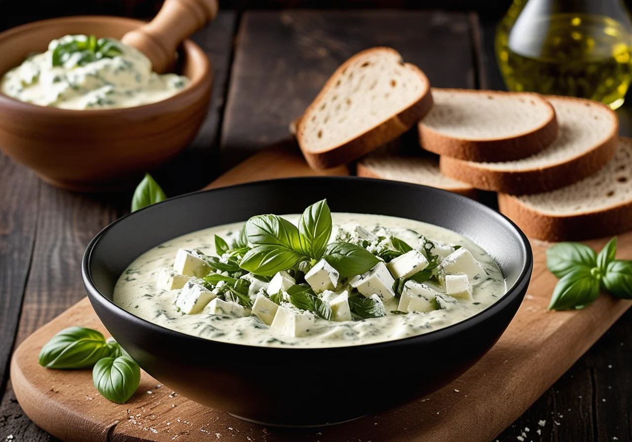 Feta Basil Cream
