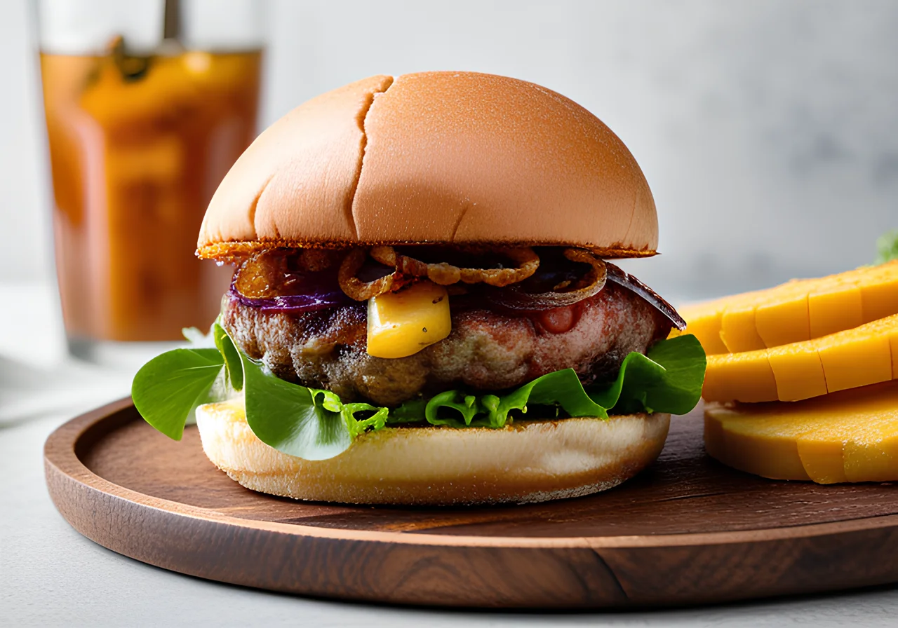 Spicy Beef Hack Burger