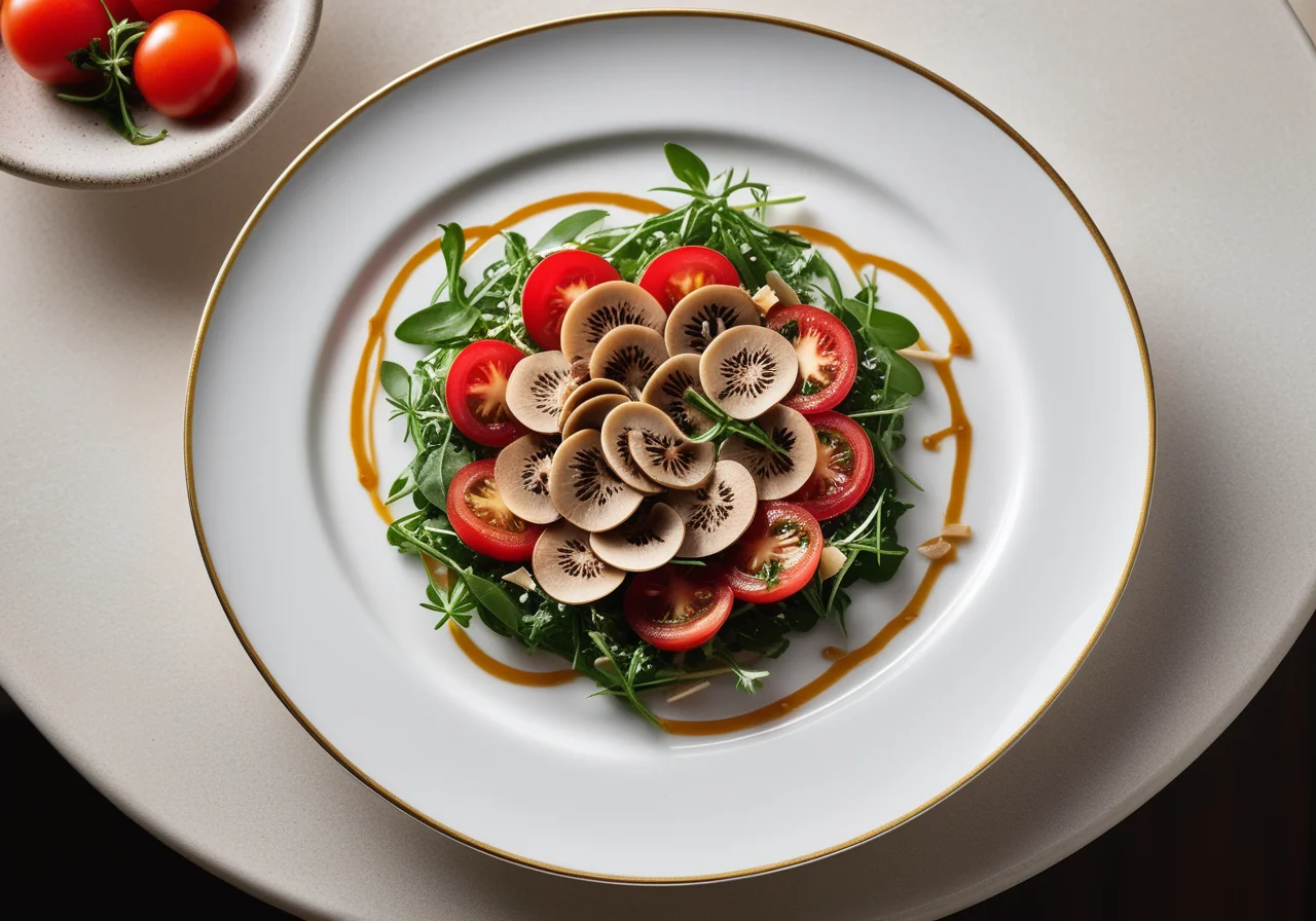 Elegant Porcini Carpaccio
