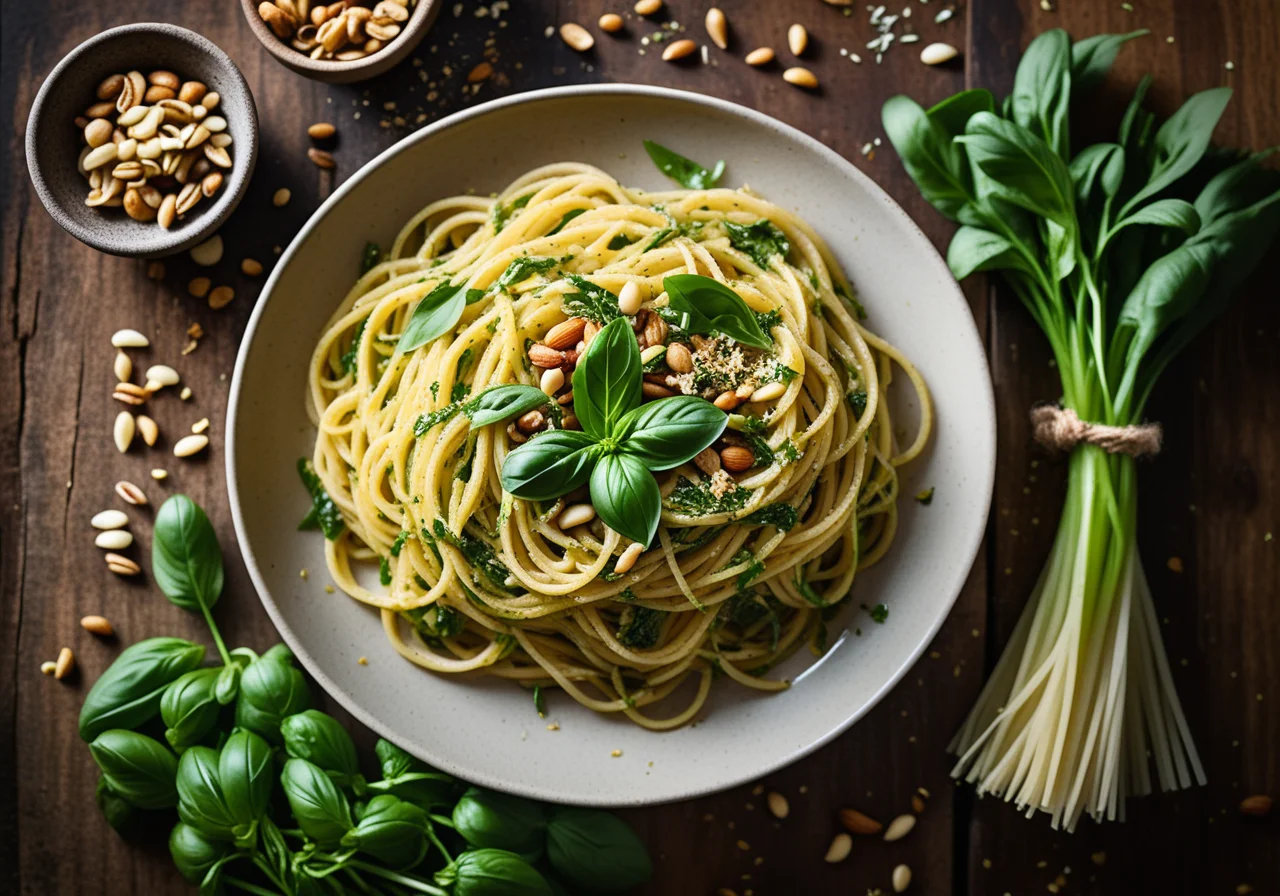 Spaghetti with Pesto