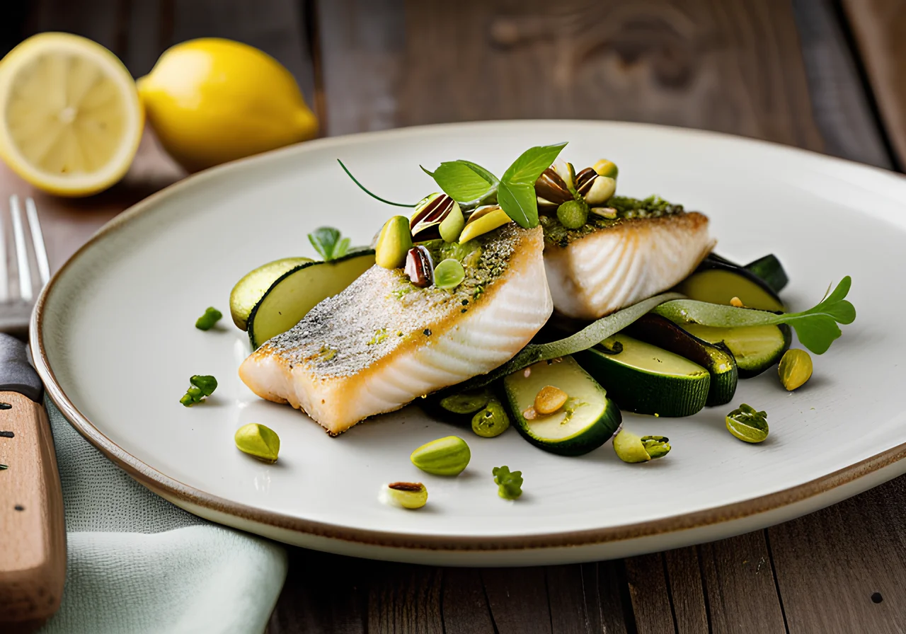 Pan‑fried Fish with Zucchini