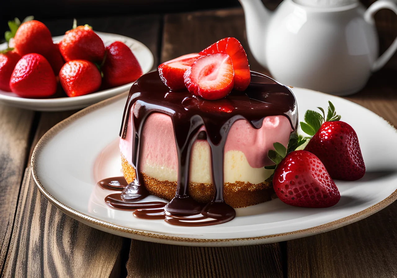 Cream Cheese Strawberry Cake