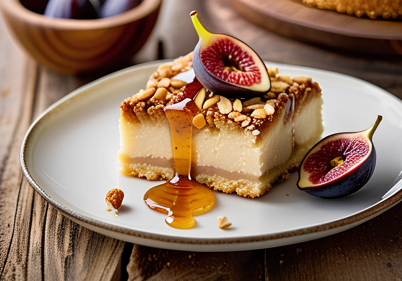 Mascarpone Cake with Crumb Topping