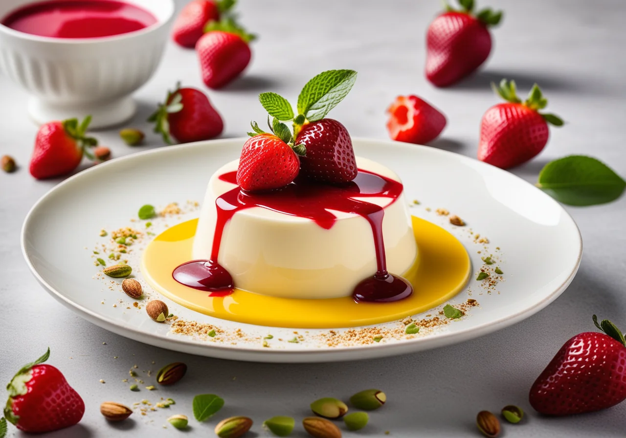 Panna Cotta with Fruit