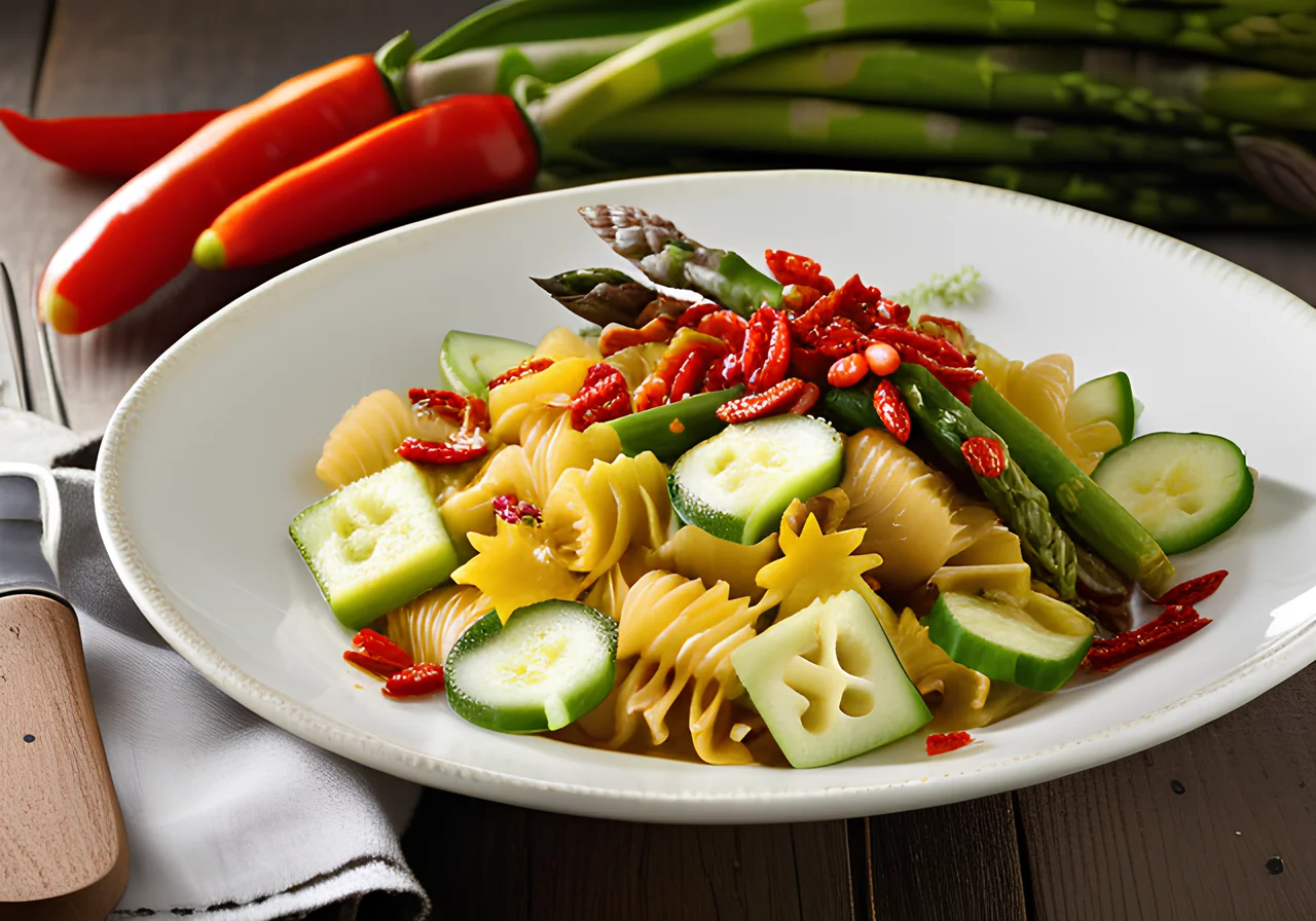 Pasta with Green Vegetables