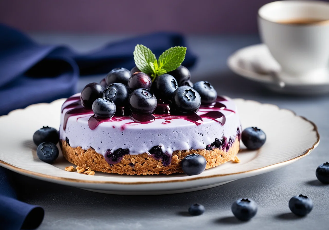 Blueberry Ice Cake