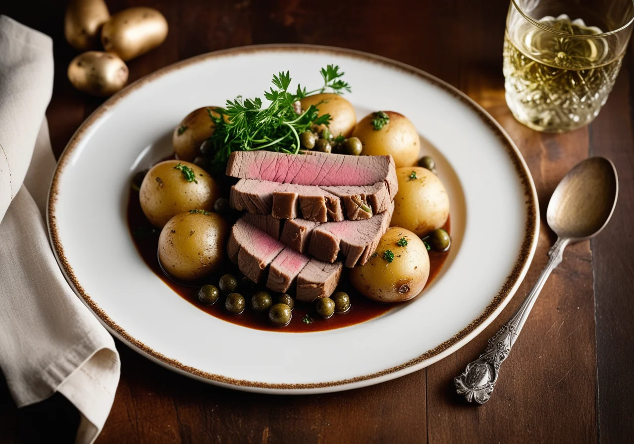 Braised Veal in Swabian Style