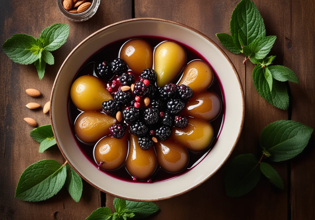Elderberry-Pear Compote