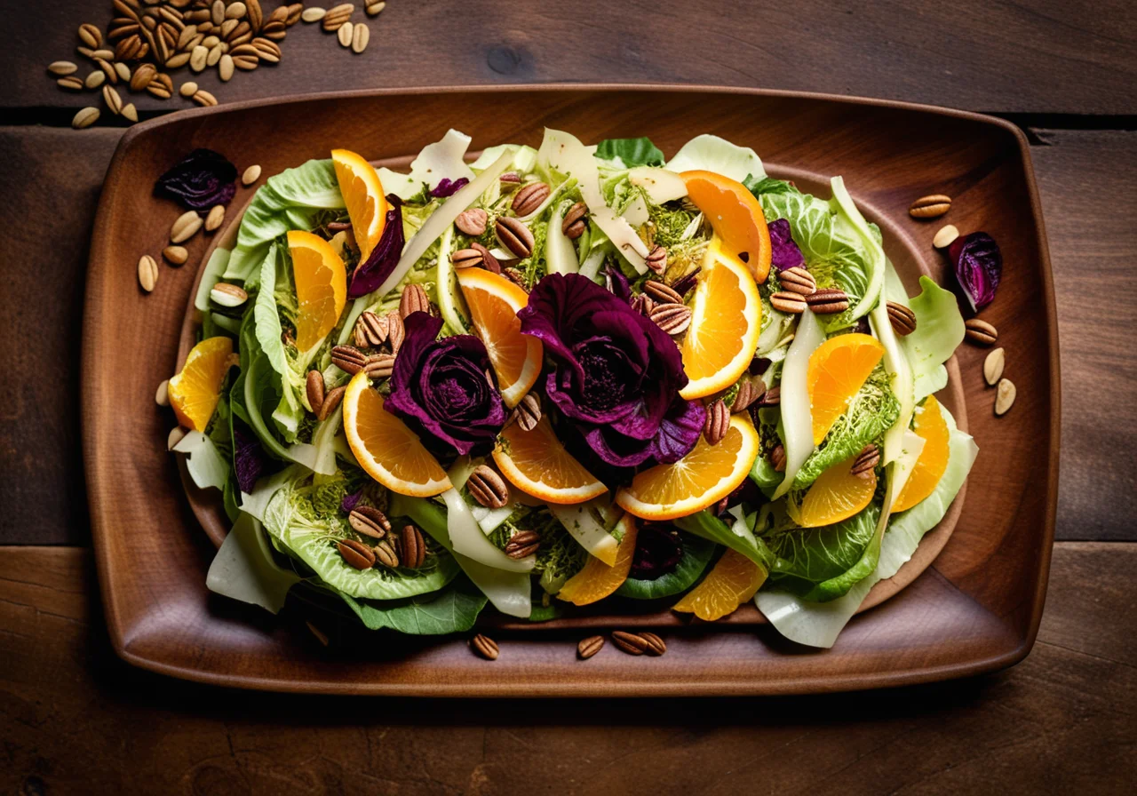Cabbage Salad with Jerusalem Artichokes