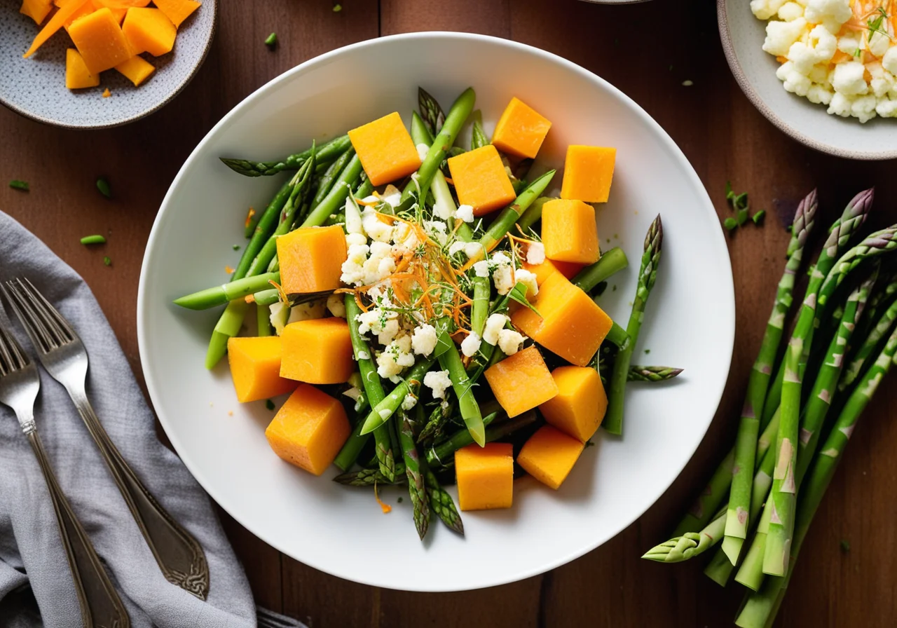 Vegetable Salad with Asparagus